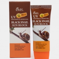       Ekel \ soothing&moisture snail sun block SPF 50 PA+++, 70 . - koreancosmetics45.ru